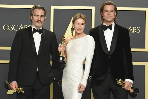 Joaquin Phoenix, Renée Zellweger et Brad Pitt, grands gagnants
