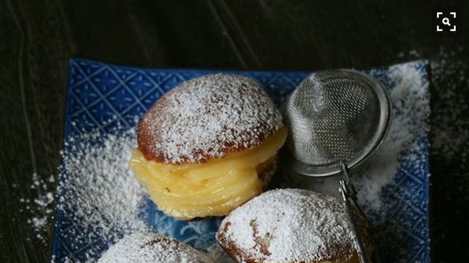 Beignets boules de Berlin à la crème pâtissière