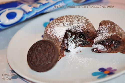 Petits fondants au chocolat & Oreo