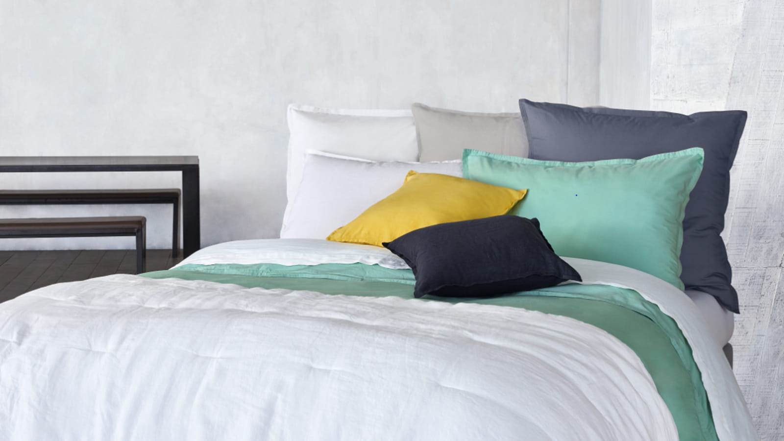 Linge de lit en lin du Printemps