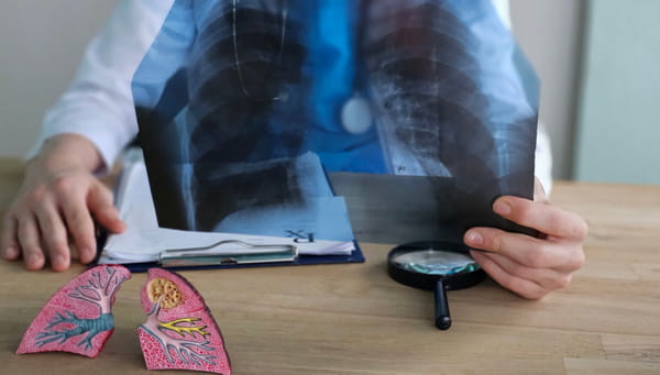 Radio de poumons tuberculose