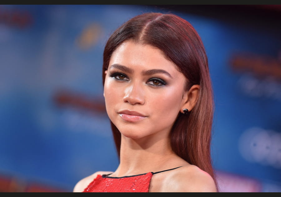 La coloration rouge de Zendaya