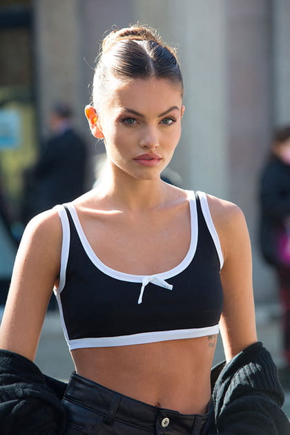 Thylane Blondeau au d&eacute;fil&eacute; Miu Miu