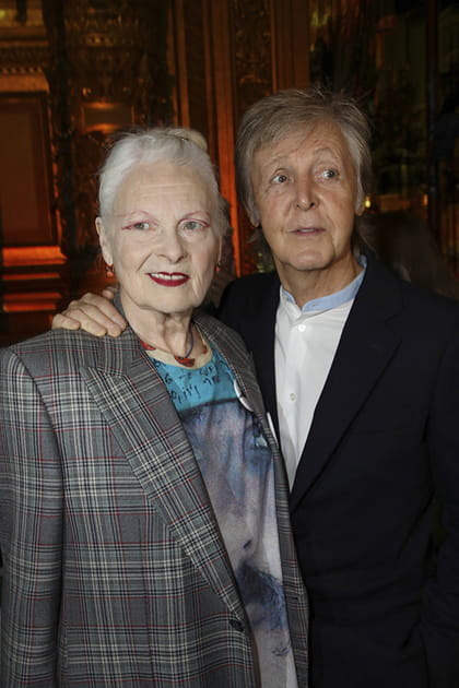 Vivienne Westwood et Paul McCartney au d&eacute;fil&eacute; Stella McCartney