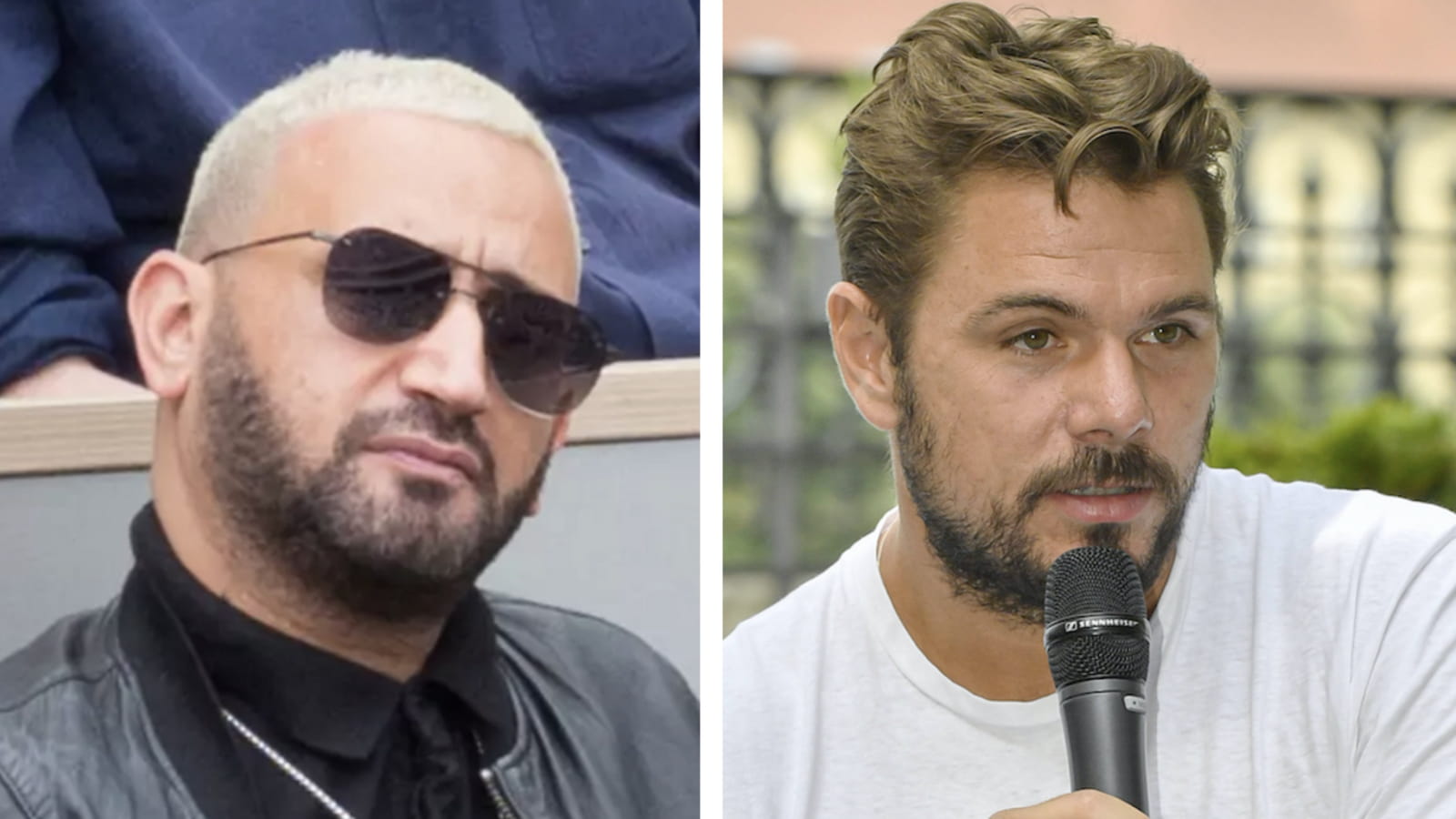 Cyril Hanouna et Stan Wawrinka