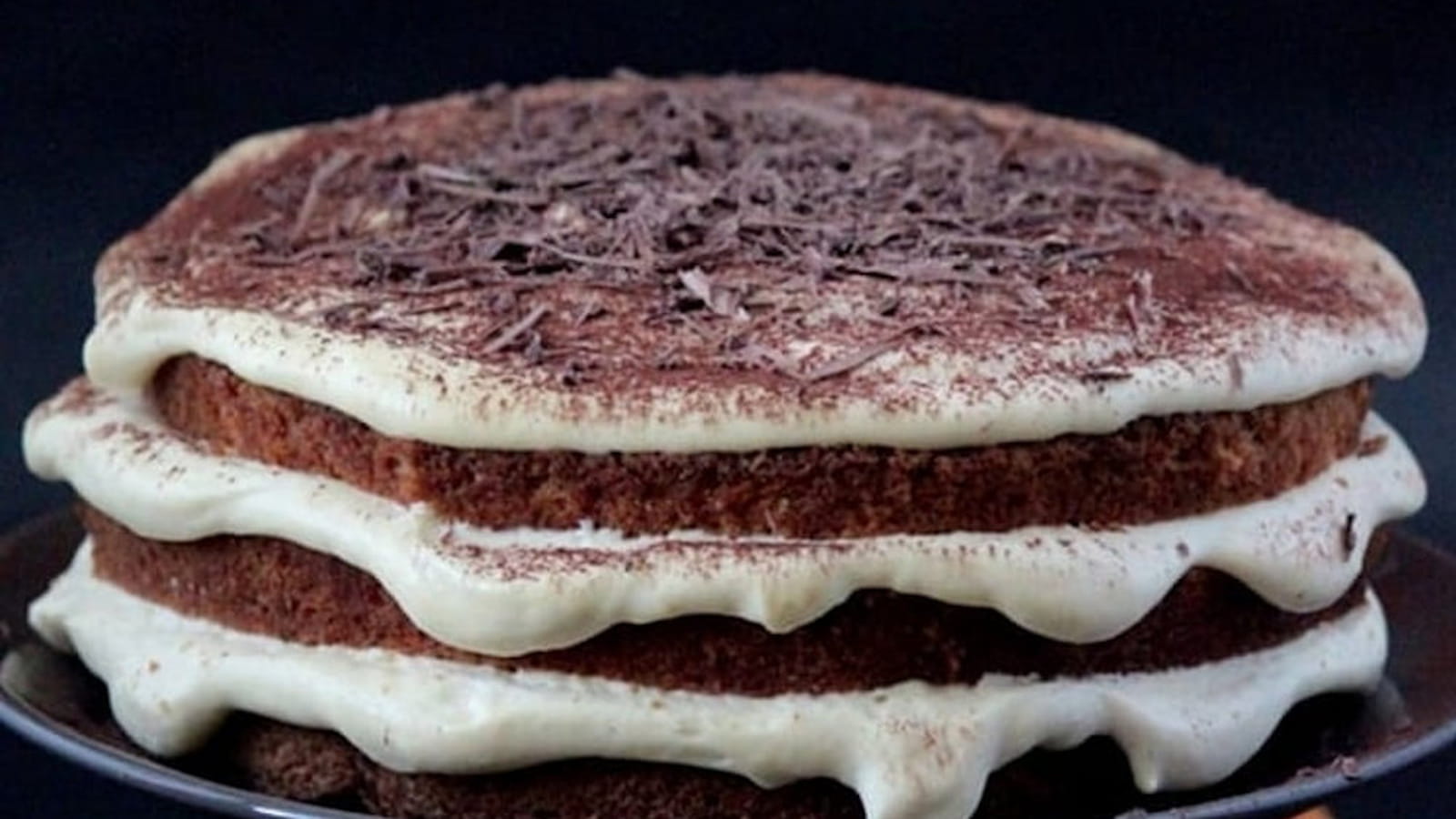 Sponge cake tiramisu