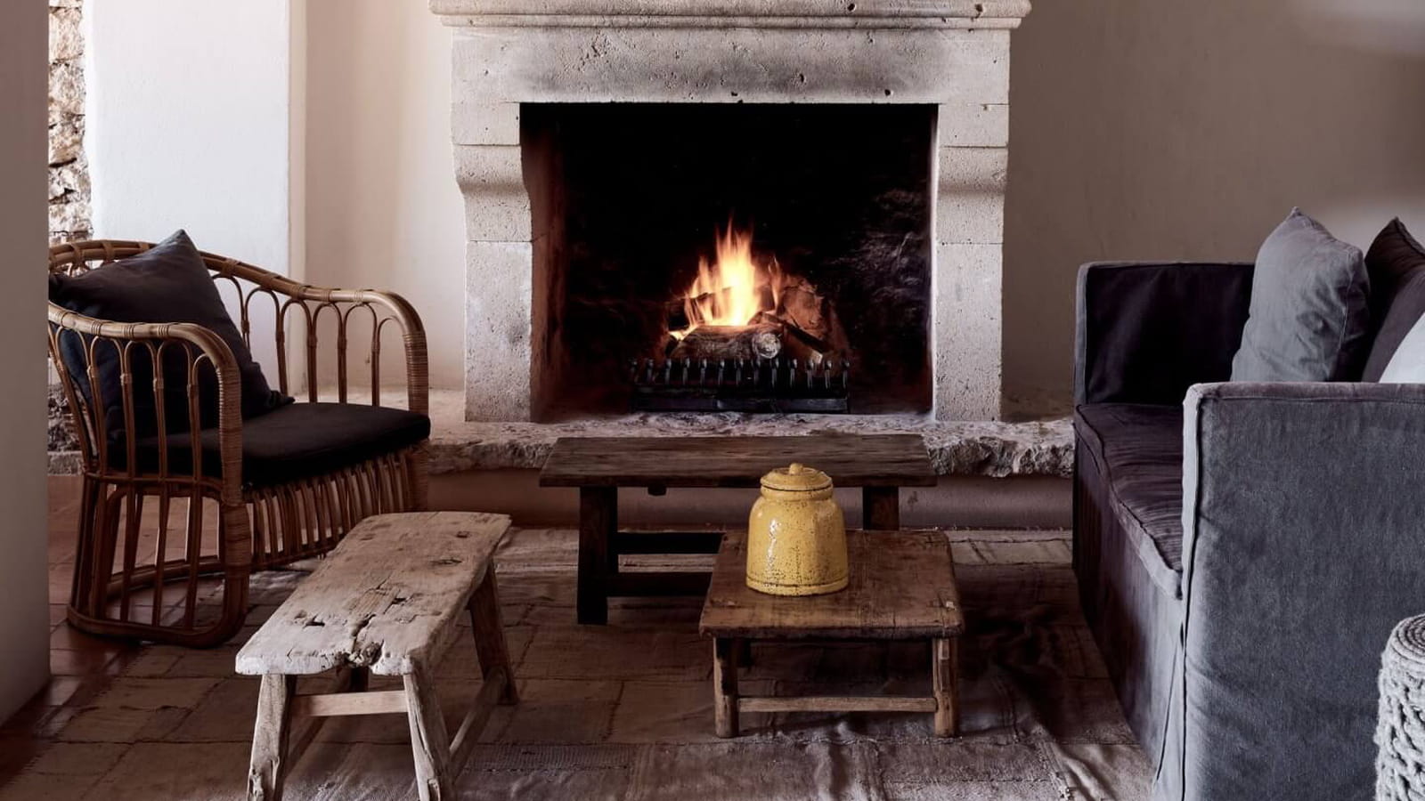 Mobilier patiné