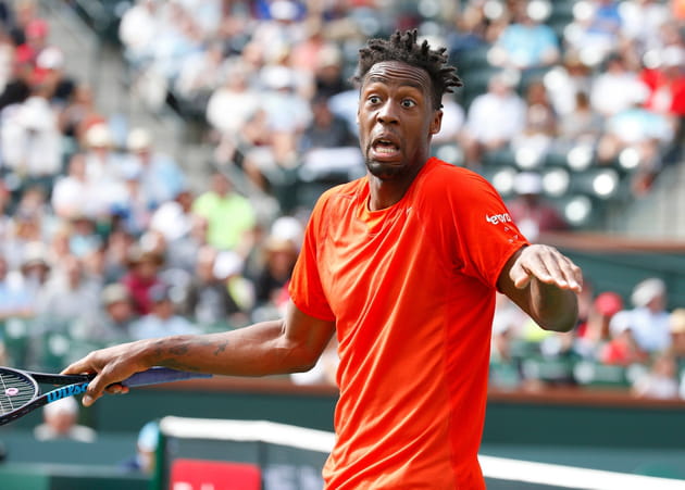 Ga&euml;l Monfils &agrave; l'Open BNP Paribas en Californie