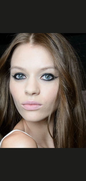 Le look beaut&eacute; du d&eacute;fil&eacute; Blugirl