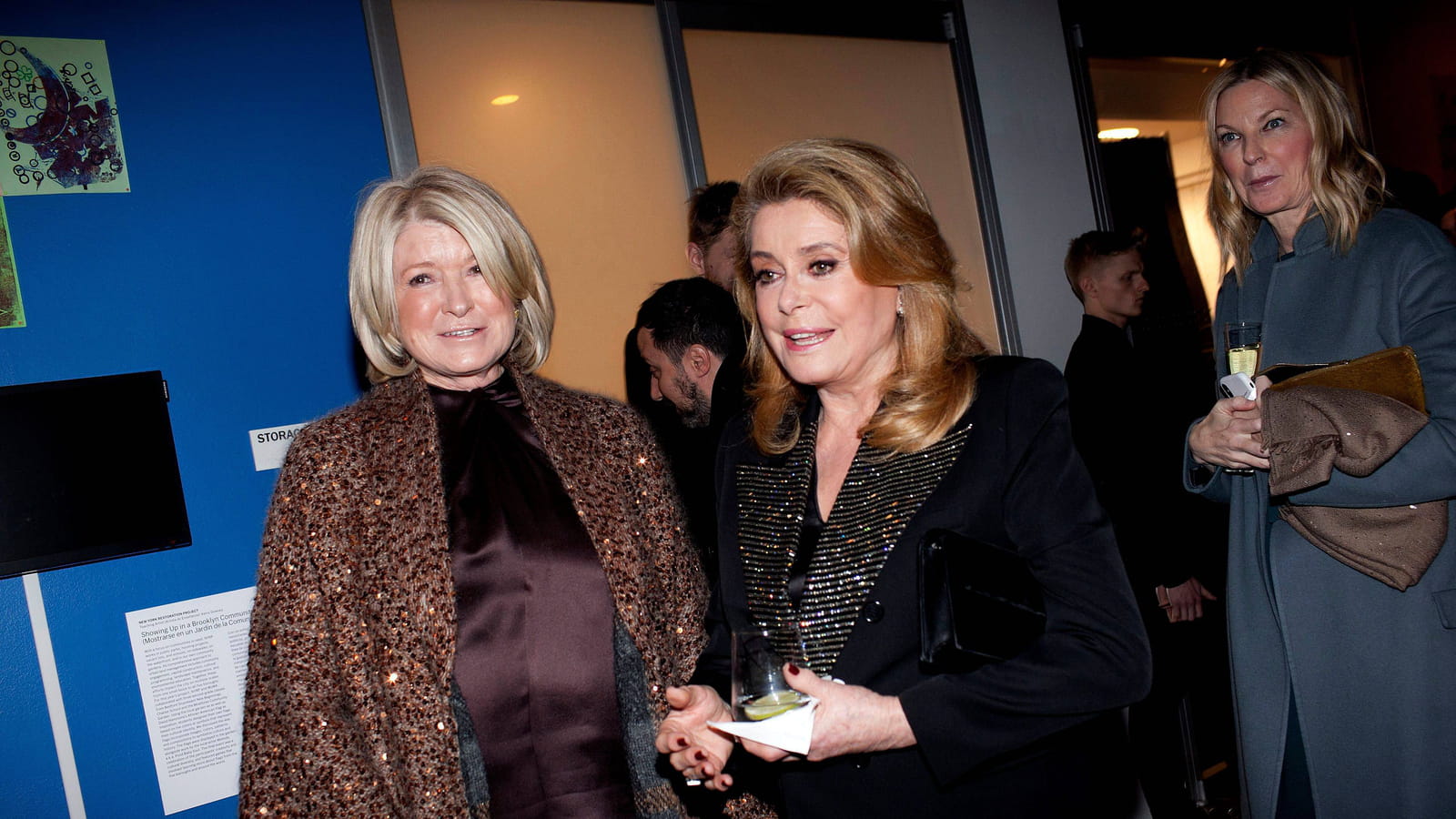 Catherine Deneuve et Martha Stewart, à la projection de "Belle de jour"