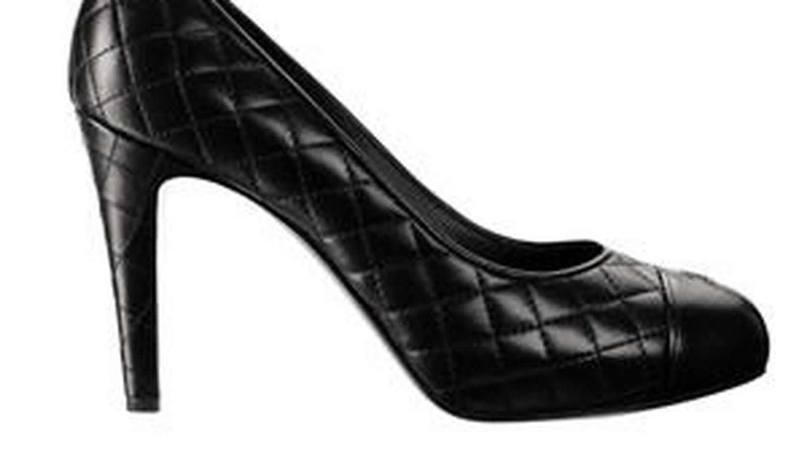 Escarpins en cuir matelassé de Chanel