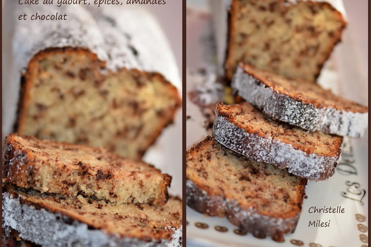 Recette De Cake Au Yaourt Epices Amandes Et Chocolat
