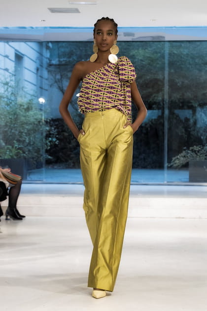 D&eacute;fil&eacute; Imane Ayissi haute couture printemps-&eacute;t&eacute; 2022