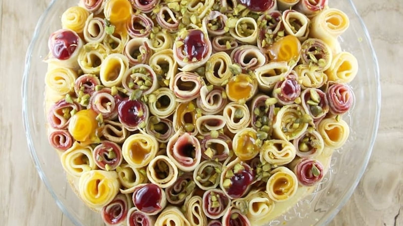 Bouquet de roses de crêpes