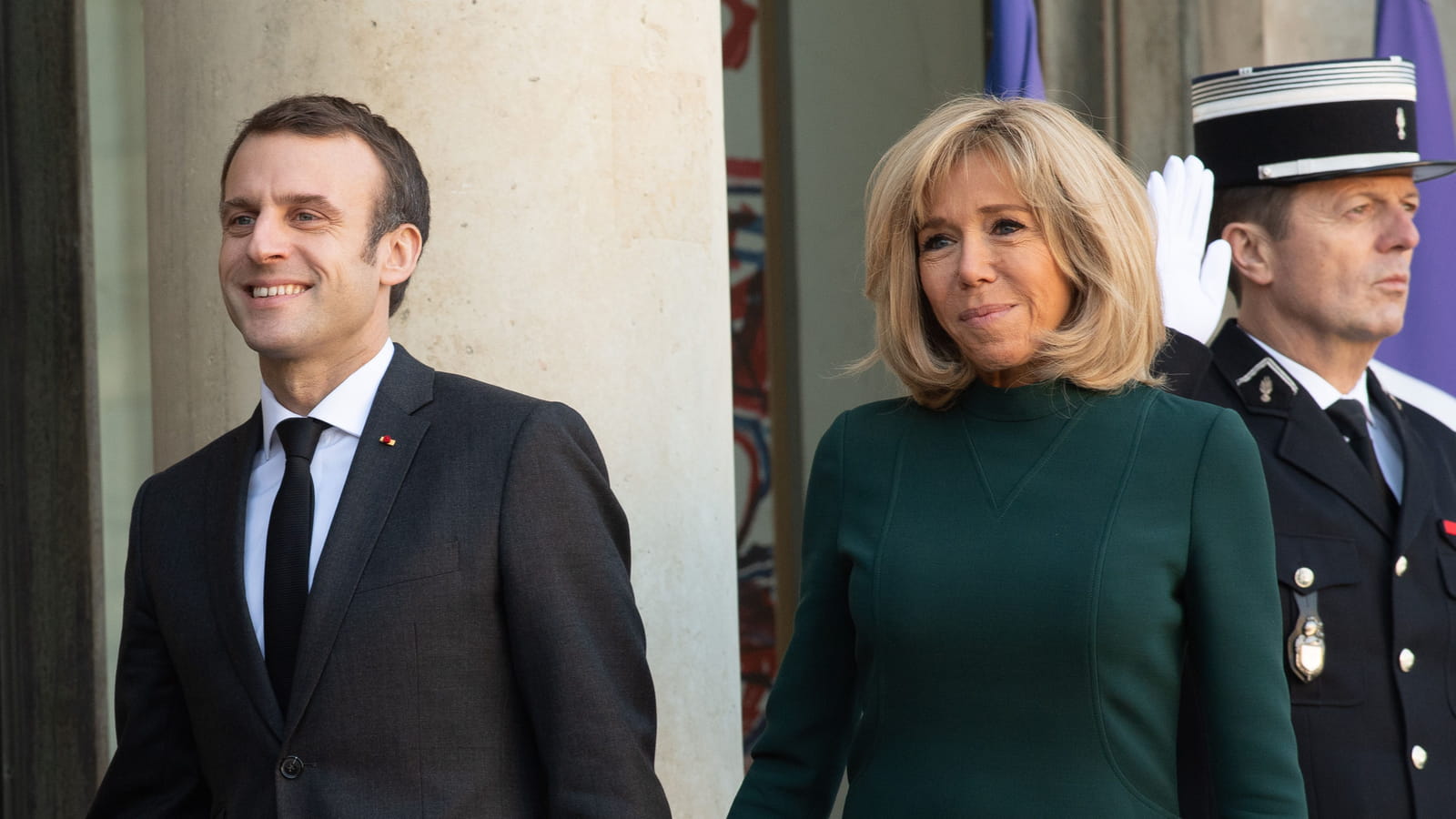 Emmanuel Macron et Brigitte Macron