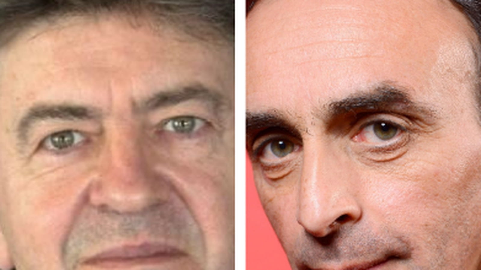 Jean Luc Mélenchon et Eric Zemmour