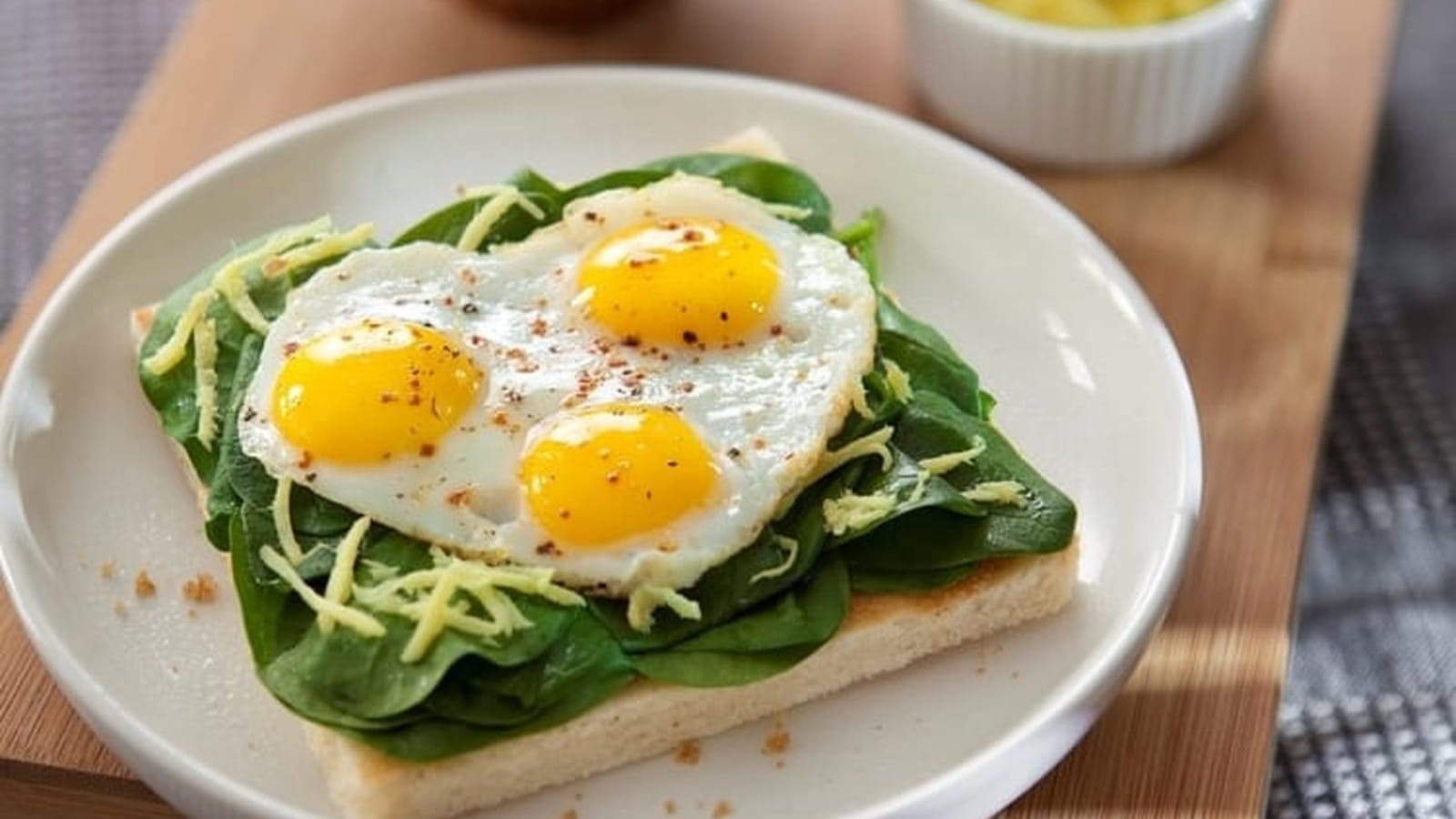 Croque Madame aux épinards