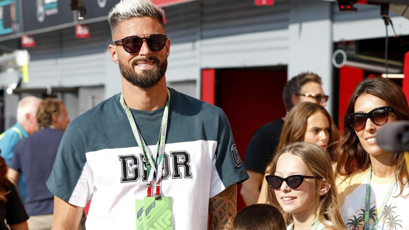 Olivier Giroud en famille