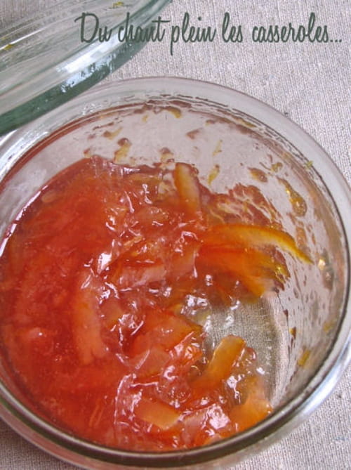 Marmelade d'oranges sanguines