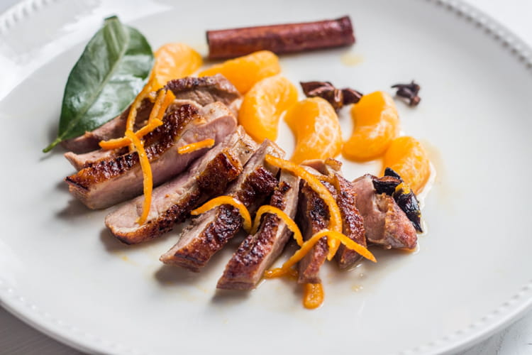 Magret De Canard Sauce Miel Et Clementine