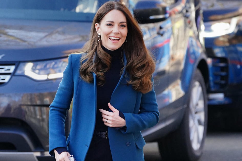 Le brun avec cheveux blancs de Kate Middleton