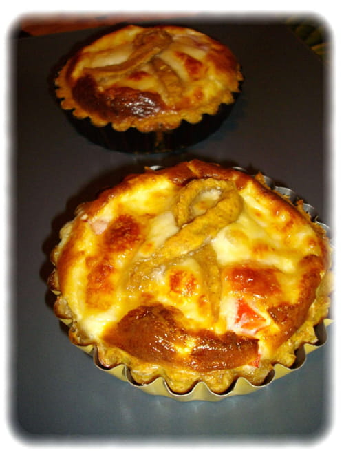 Tartelettes croustillantes aux poivrons