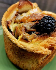 Gâteau de pain de mie, pomme et mûre : Etape 6