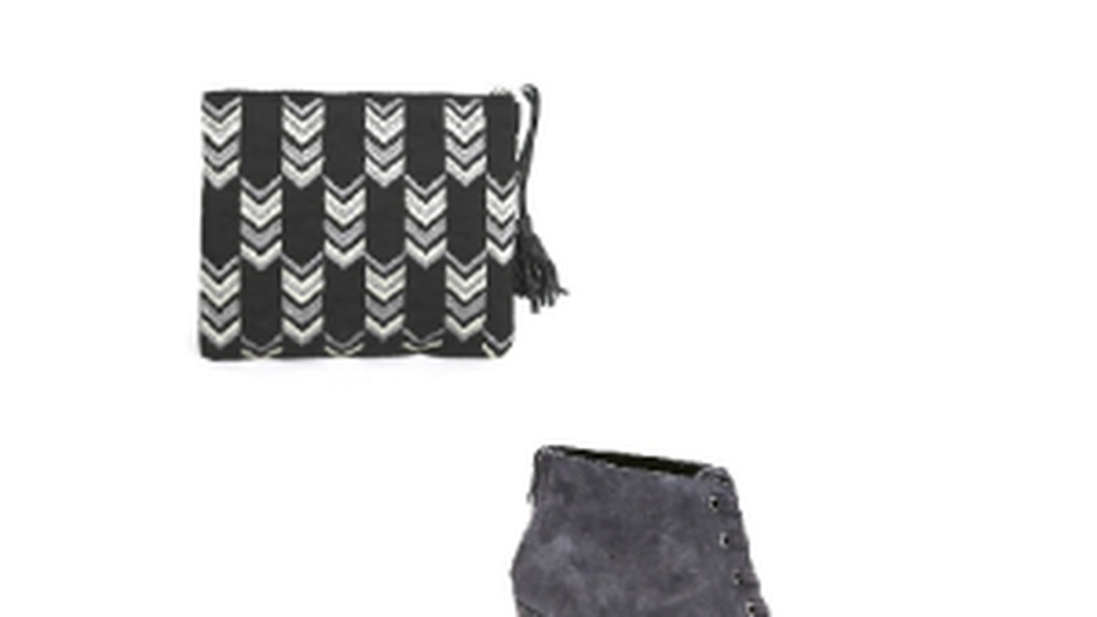 Pochette Bérénice et bottines French Connection