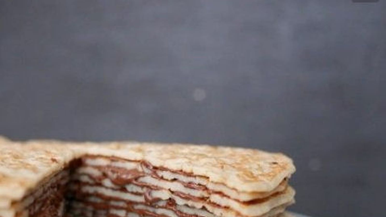 Gâteau de crêpes au Nutella