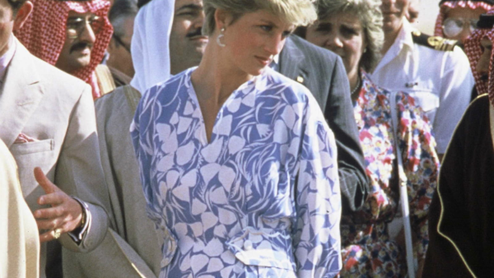 Robe fleurie de Lady Di 