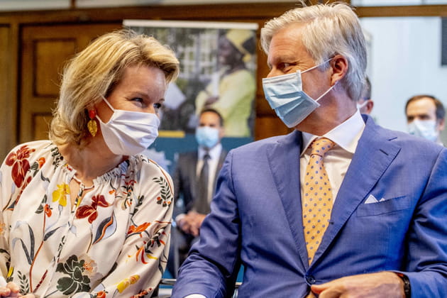 Mathilde de Belgique et le roi Philippe, les yeux dans les yeux