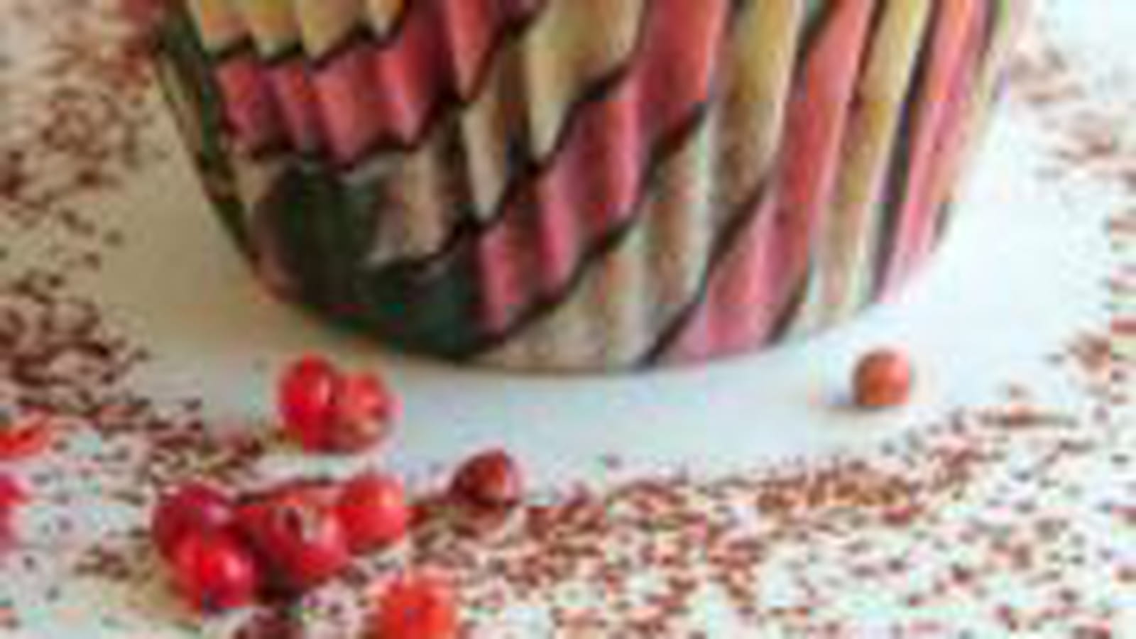 Cupcakes chocolat poivre-rose