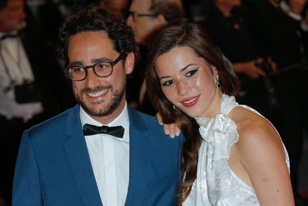 Thomas Hollande et sa conjointe Emilie Broussouloux, &agrave; la projection de "R.M.N"