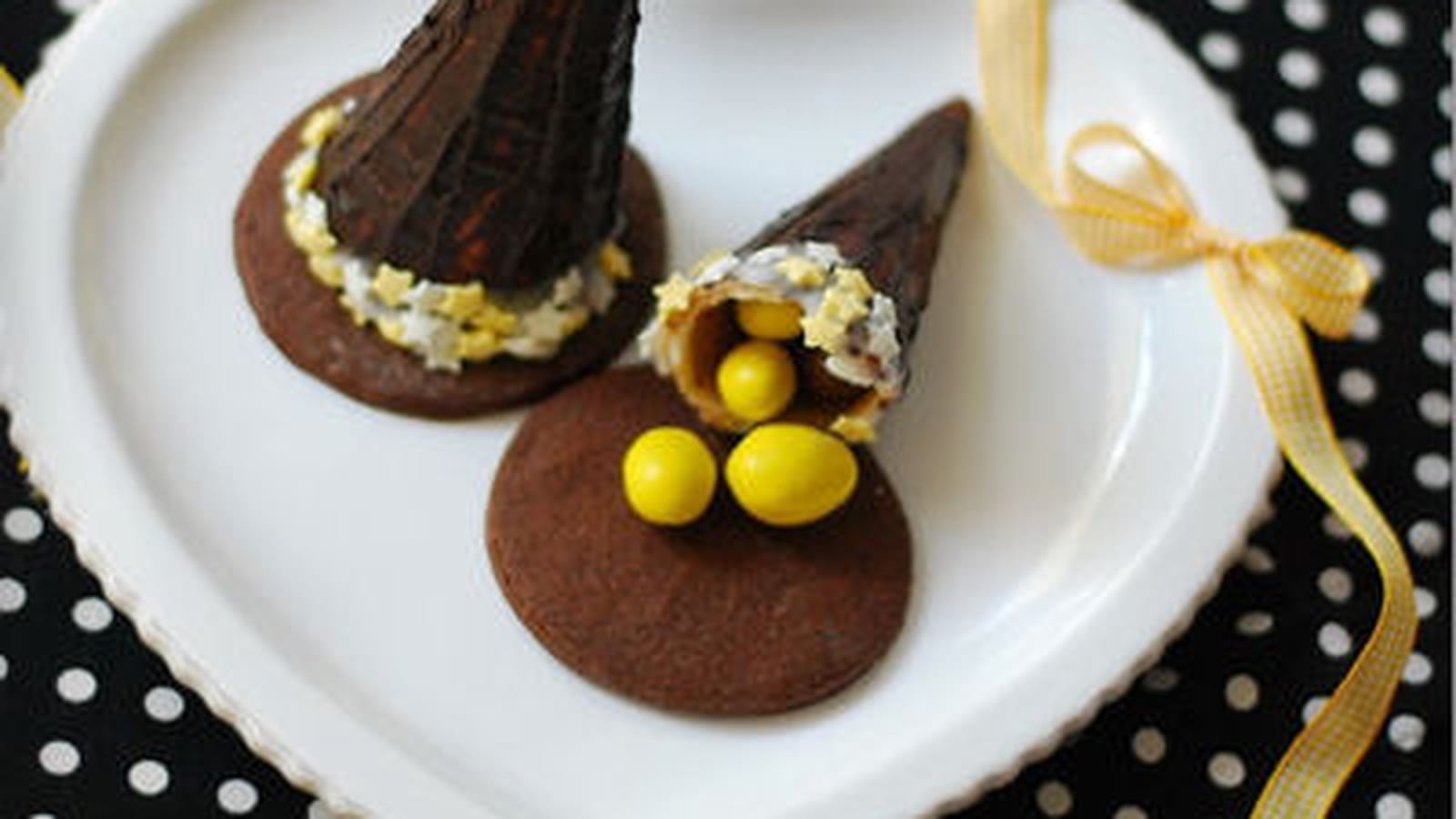 Chapeau de sorcière au chocolat