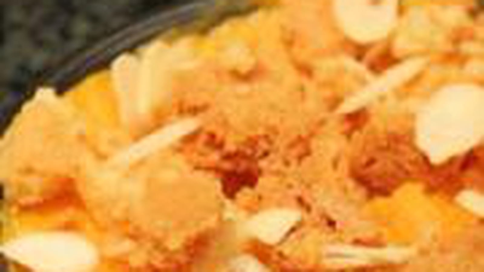 Crumble de butternut au gruyère