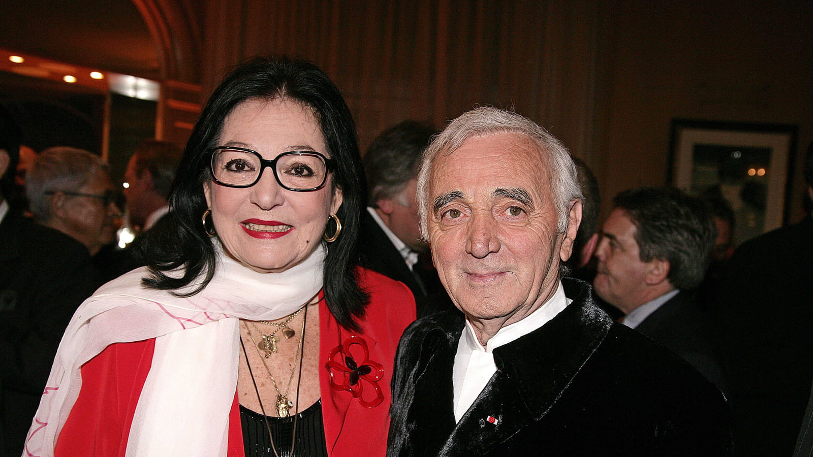 Avec Nana Mouskouri 