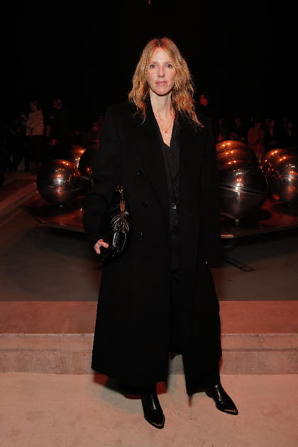 Sandrine Kiberlain en total look noir