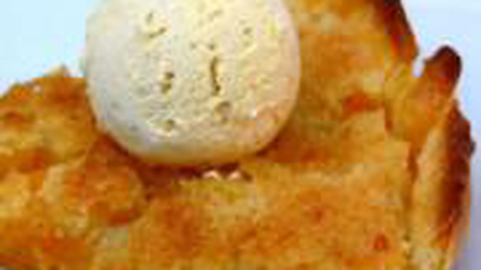 Tarte crumble aux pêches