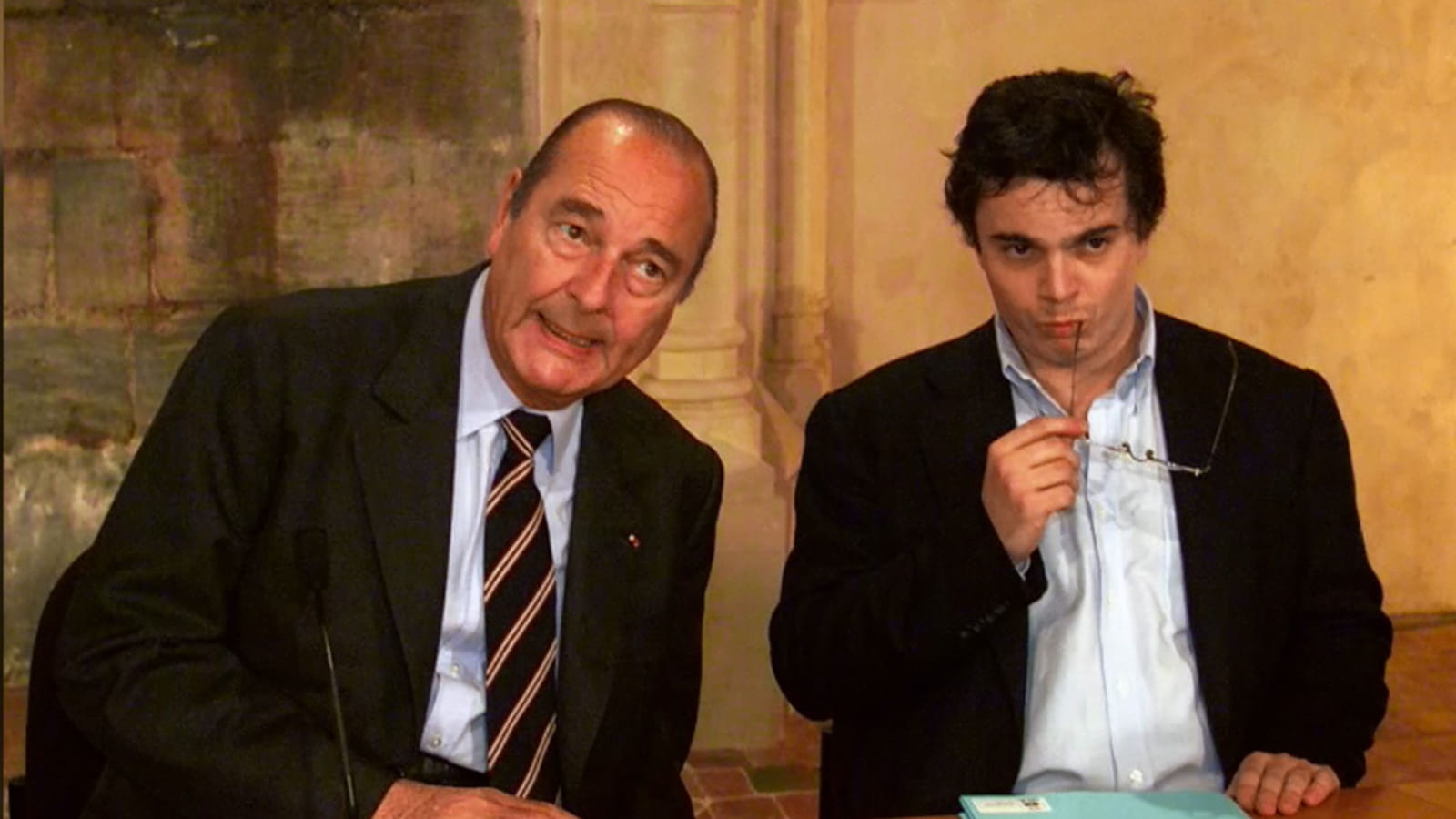 Alexandre Jardin et Jacques Chirac