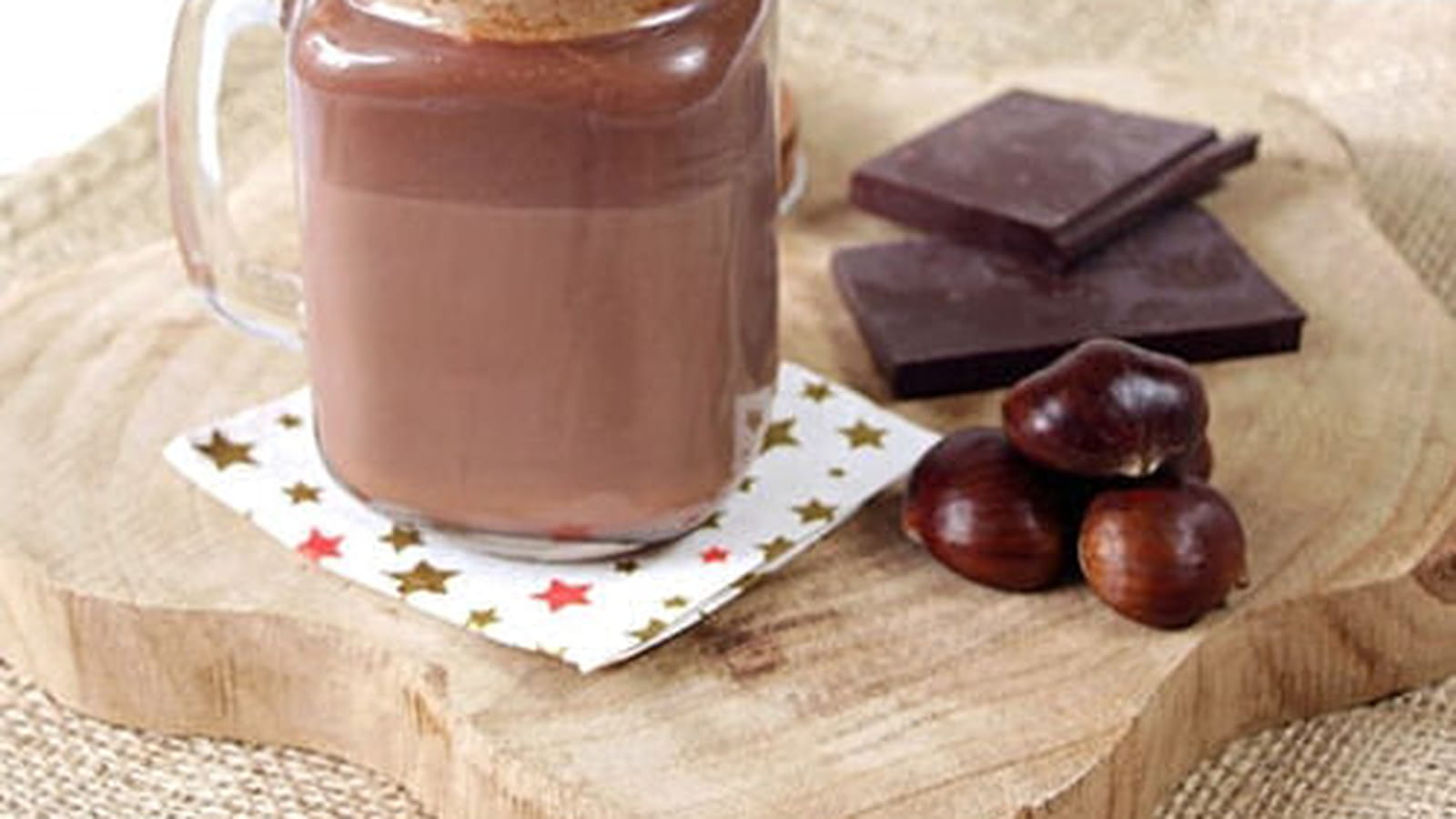 Vrai chocolat chaud et sa chantilly aux marrons