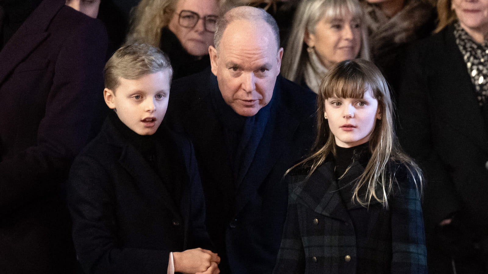 Albert de Monaco et ses enfants