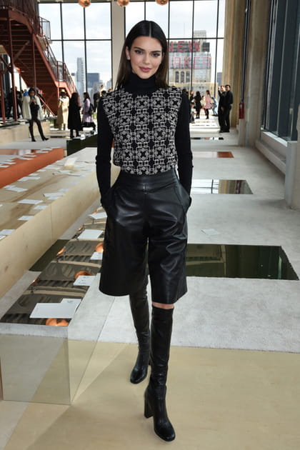 Kendall Jenner au d&eacute;fil&eacute; Longchamp