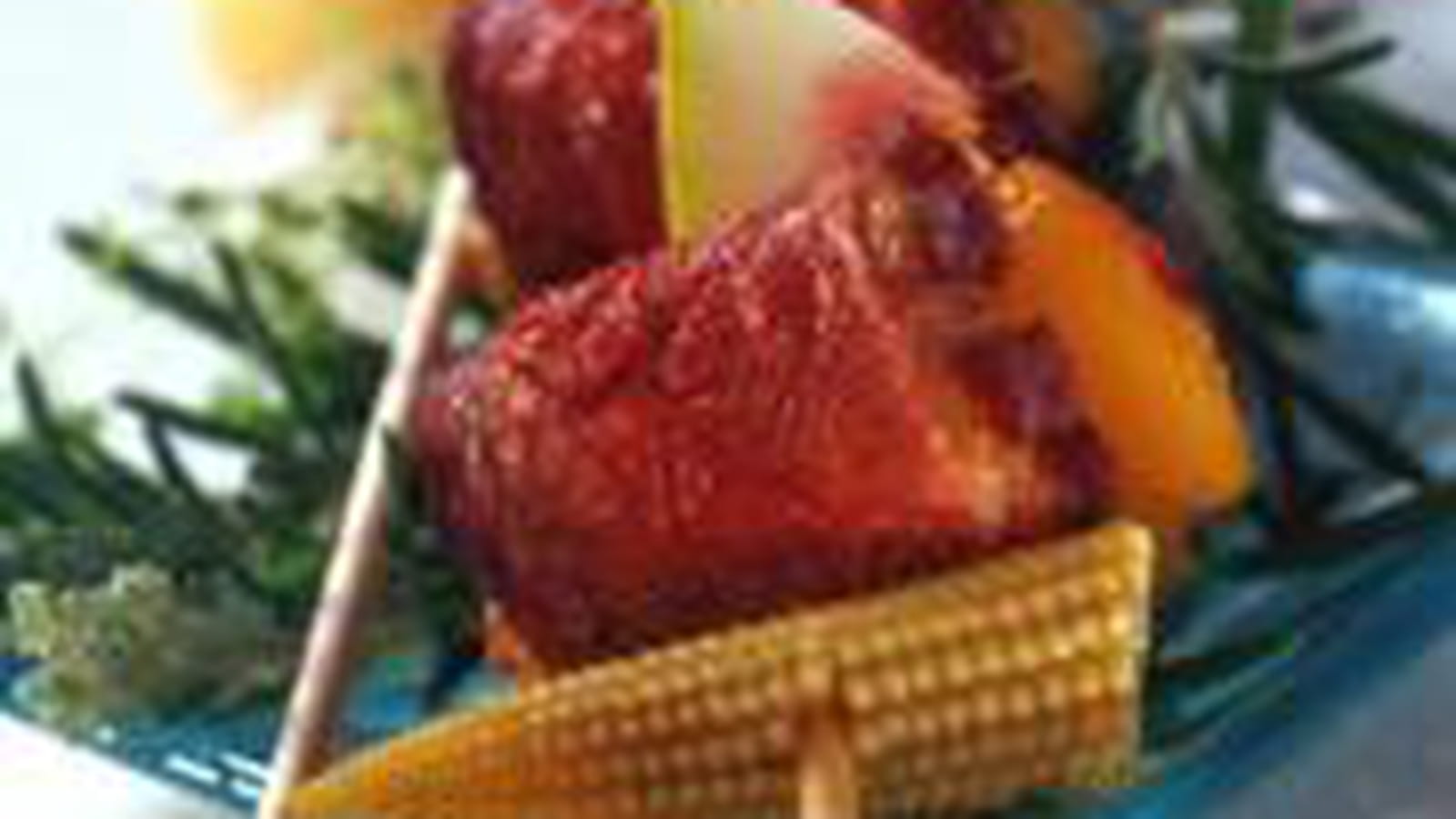 Brochettes de canard abricots