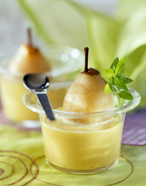 Crème d’amandes à la poire