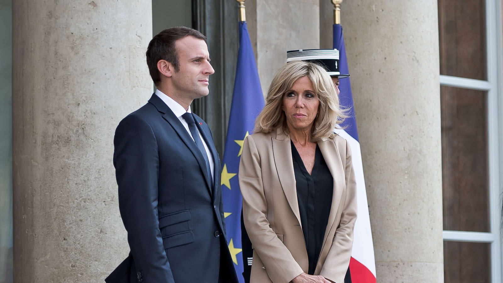 Brigitte et Emmanuel Macron