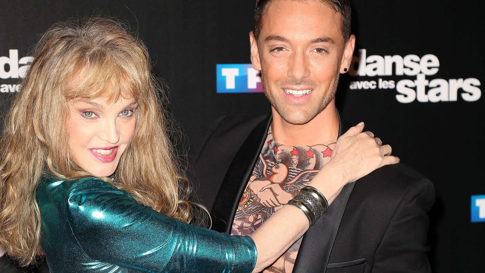 Arielle Dombasle et Maxime Derey­mez