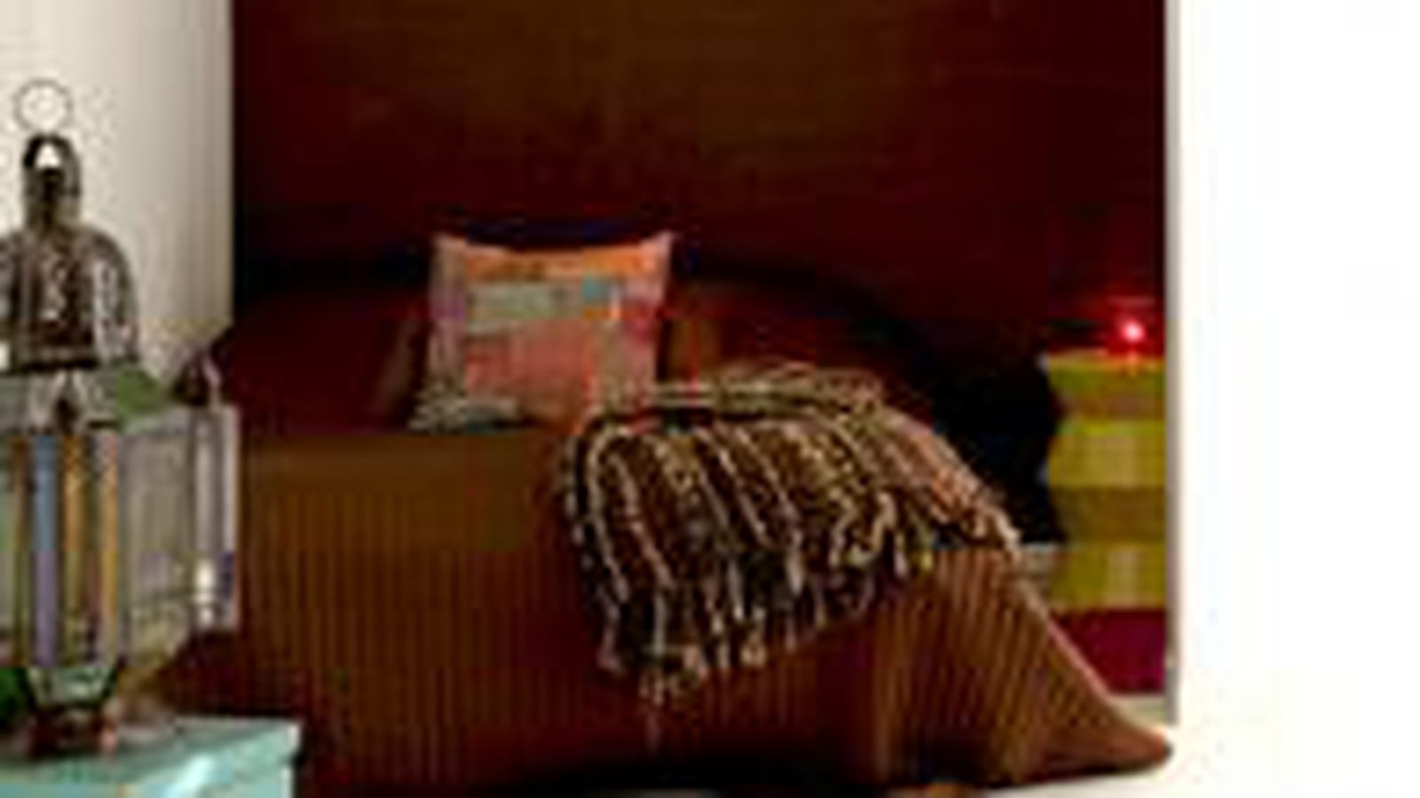 Chambre marron