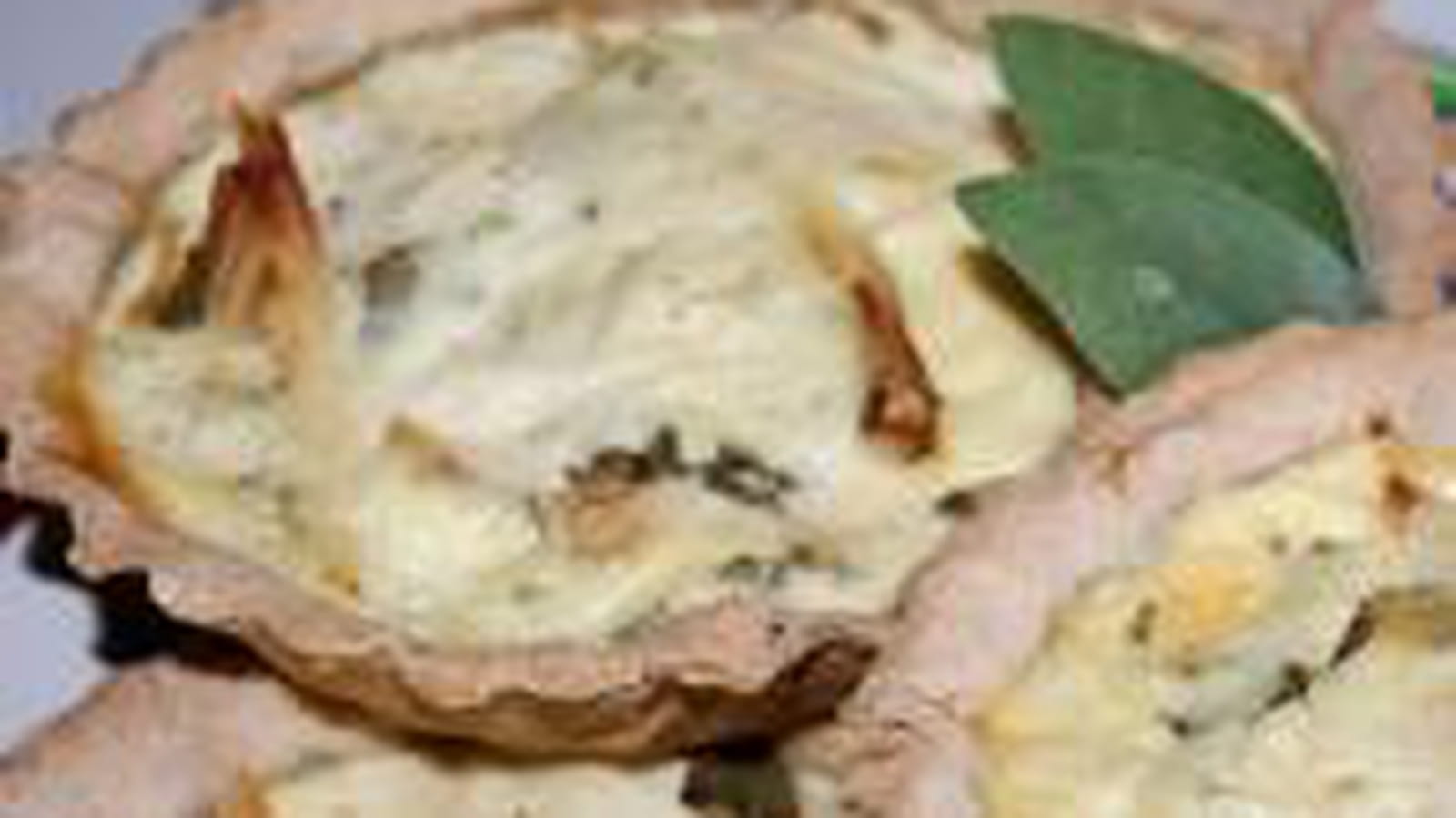 Tartelettes poulet ricotta sauge