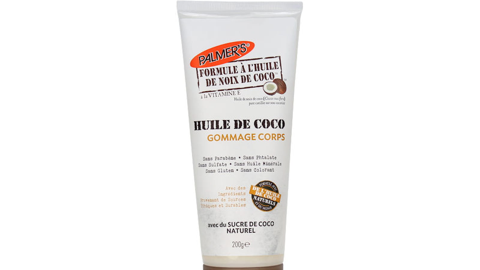 Gommage corps huile de noix de coco 