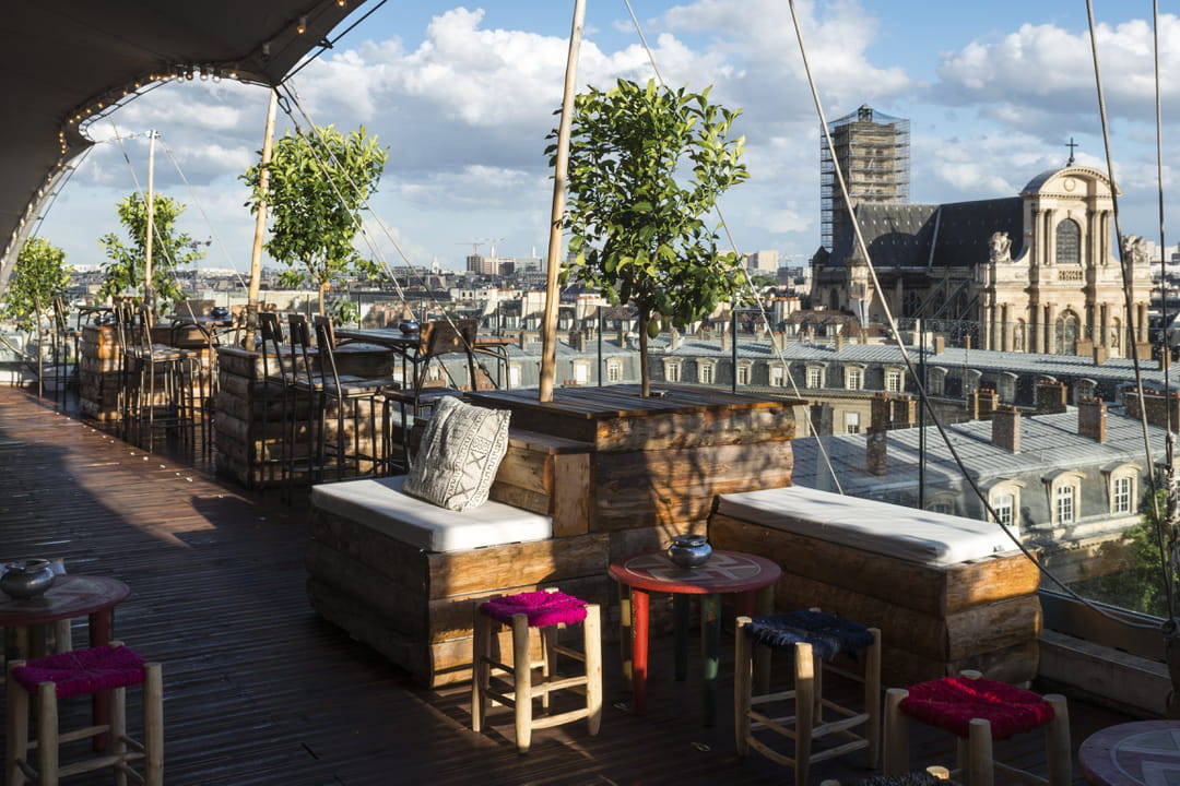 Le rooftop du Perchoir Marais à Paris